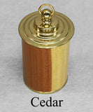 Thimble Case - Brass + Wood