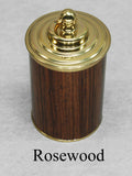 Thimble Case - Brass + Wood
